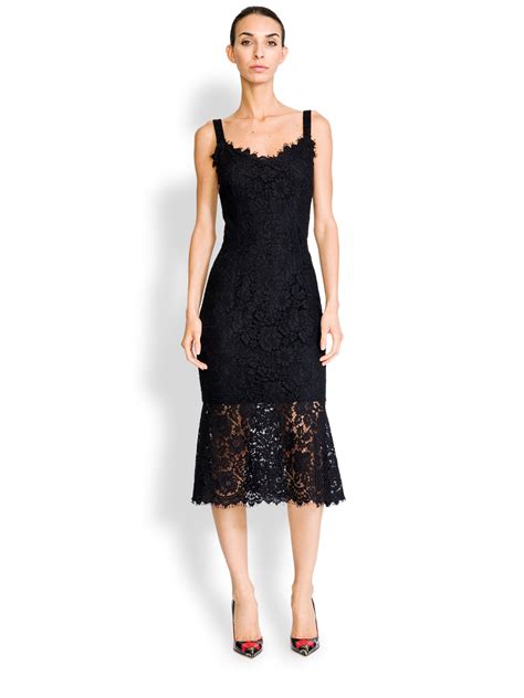 dolce gabbana lace top|dolce and gabbana black dress.